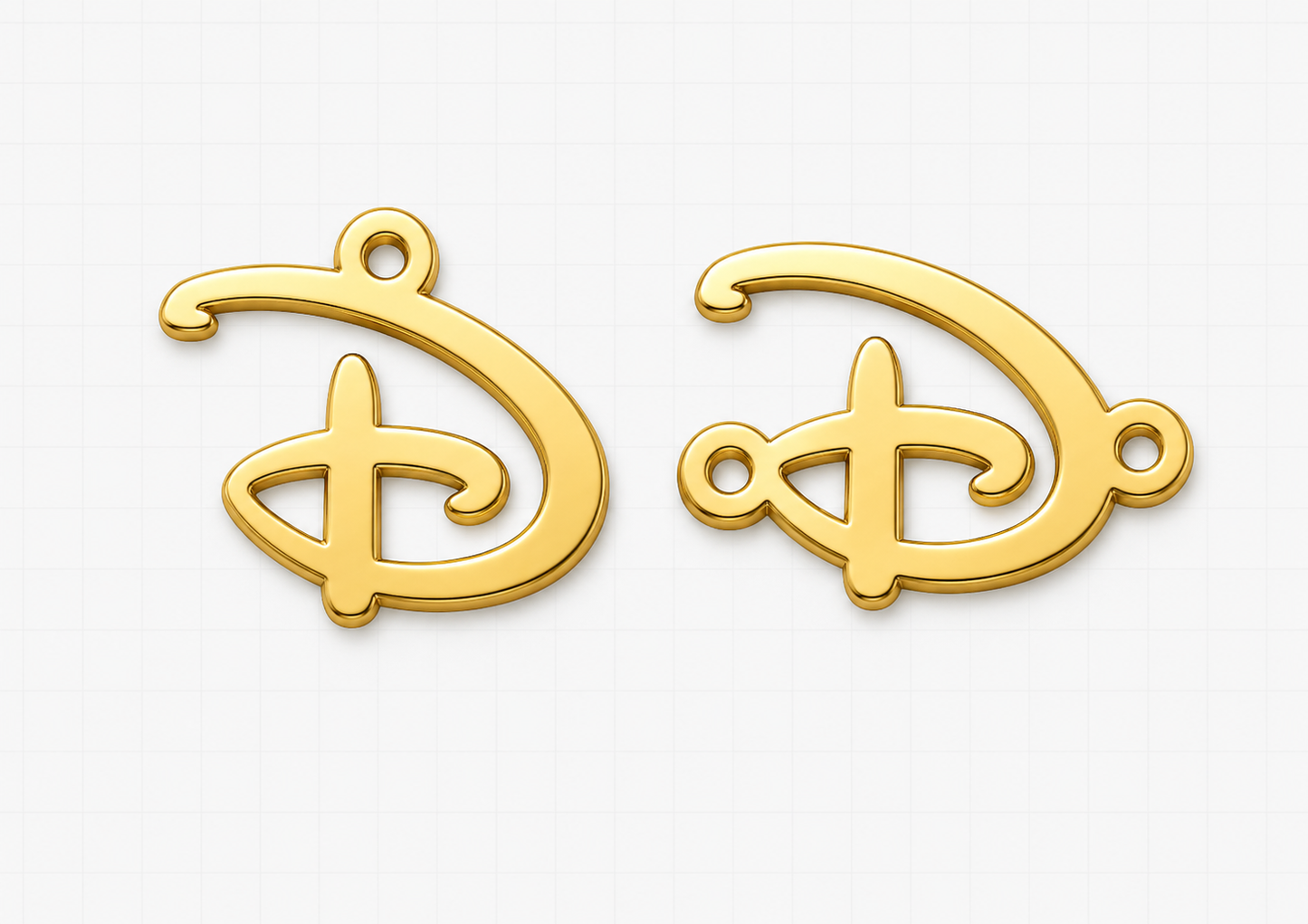 Disney D Charm & Connector