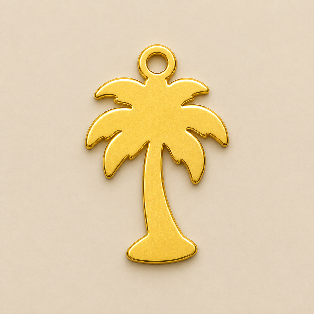 Palm tree charm