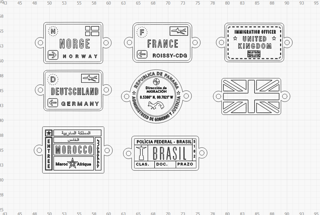 Countries connectors