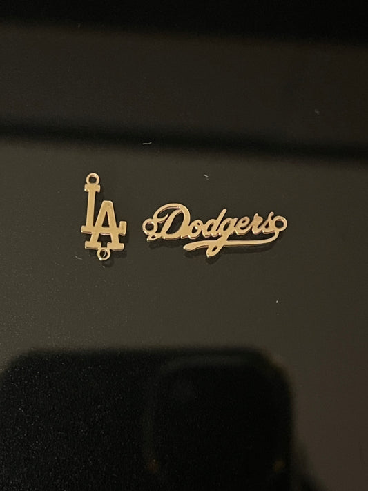 14K Gold filled Dodgers Connectors