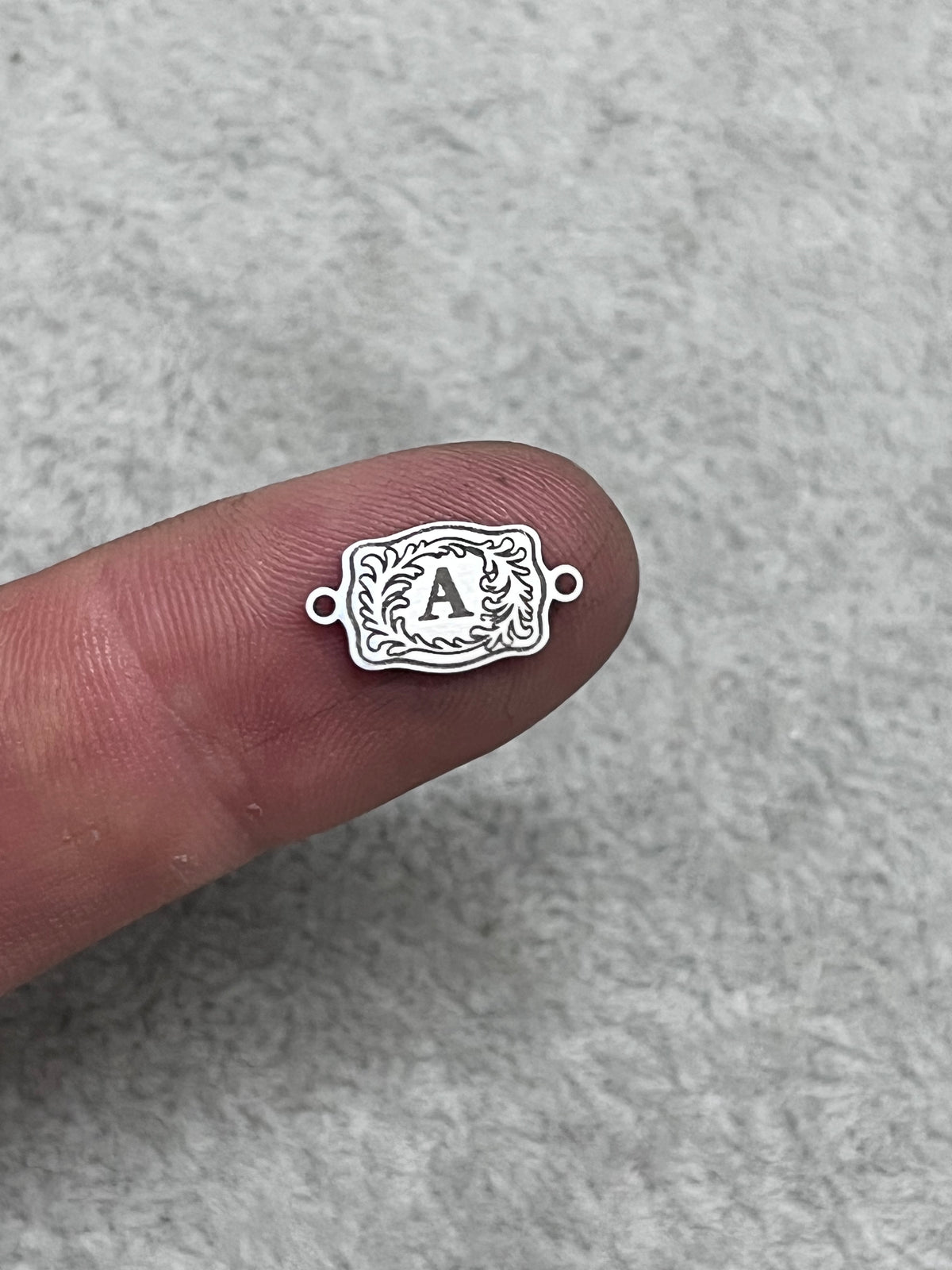 Western Belt Buckle Initial Connector