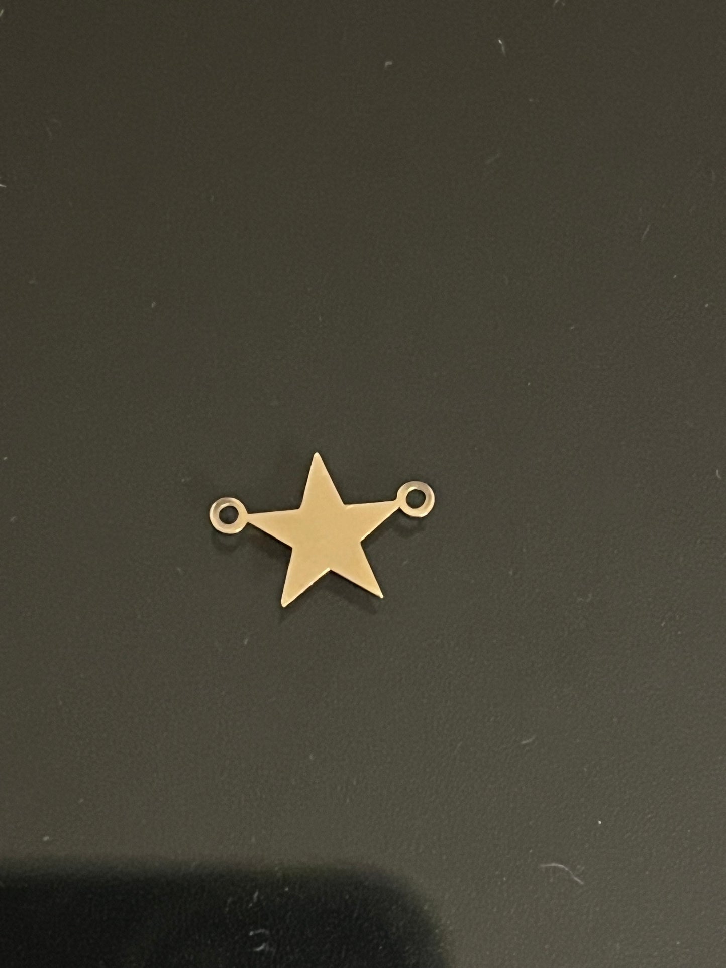 Gold filled Star connector 7mm