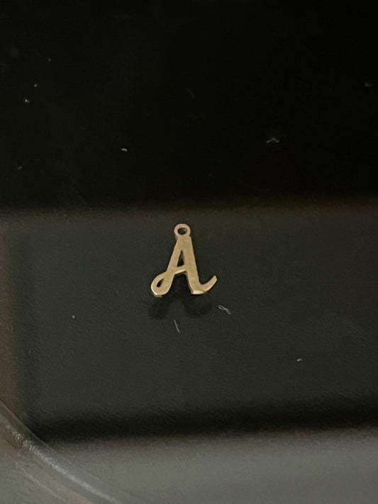 Cursive Script Letter Charms